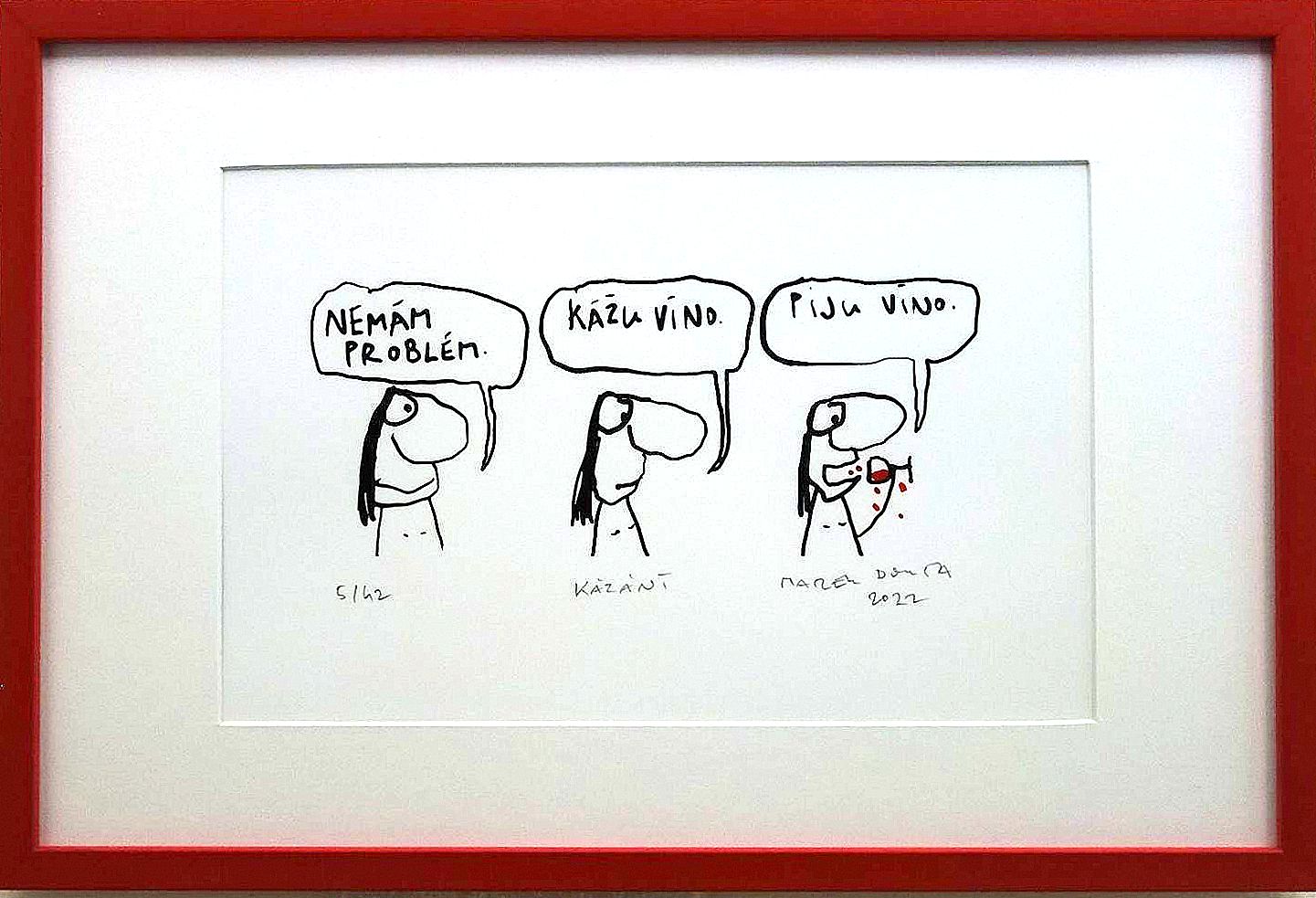 Marek Douša - Kázání - grafika