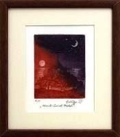 Herbert Kisza - Mont Saint - Michel - grafika 