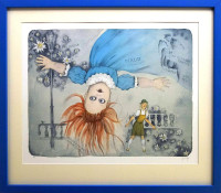  Jiří Suchý - Maud a tisk - grafika 