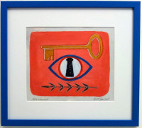 Viktor Preiss - Klíč budoucnosti - originál kresba