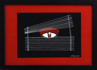 Viktor Preiss - Žaluzie - originál kresba